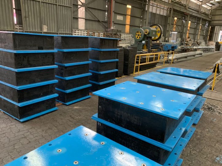 Laminated Elastomeric Bridge Bearings Pads Manufacturers Hercules